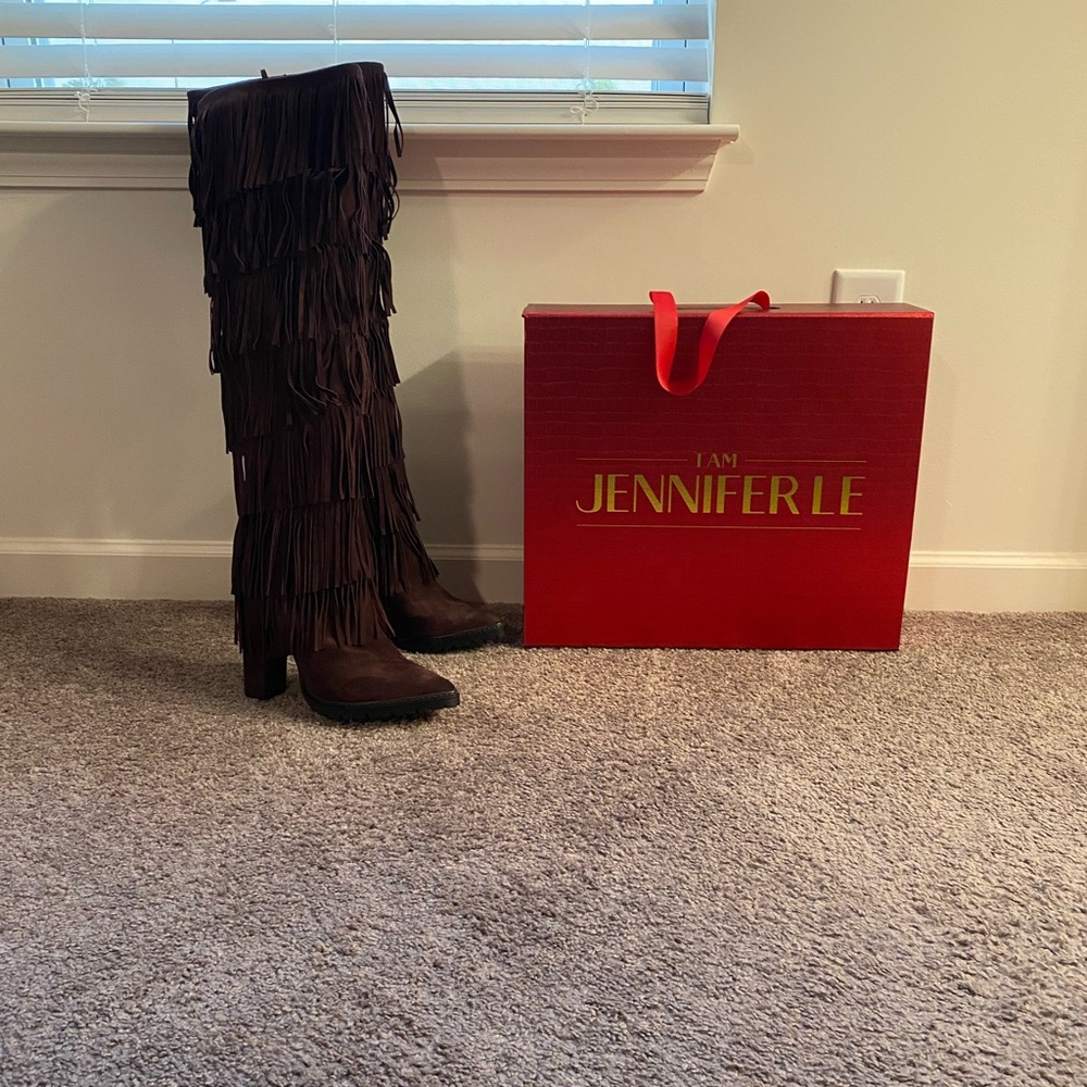 Jennifer Le Fringe Boots